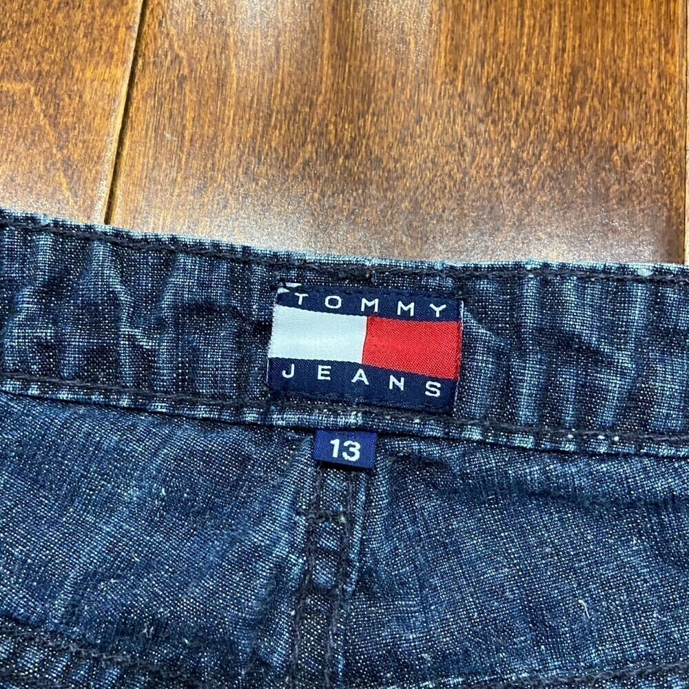 Tommy Hilfiger Vintage Y2K Dark Denim Boot Cut Jeans Women's Size 13 / 32 - Picture 7 of 11